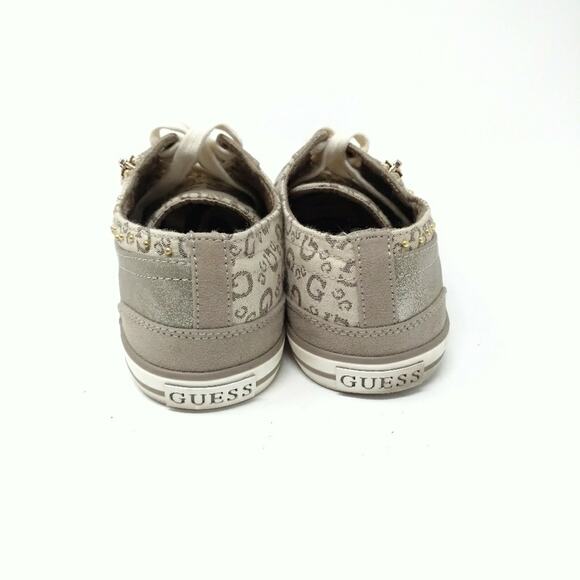 Guess Chancey 7 Side Zip Embellished Sneakers - Picture 6 of 8